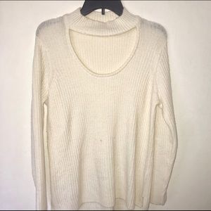 Kensie Off-White Cozy Sweater